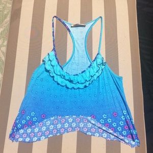 Crop racer back tank